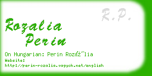 rozalia perin business card